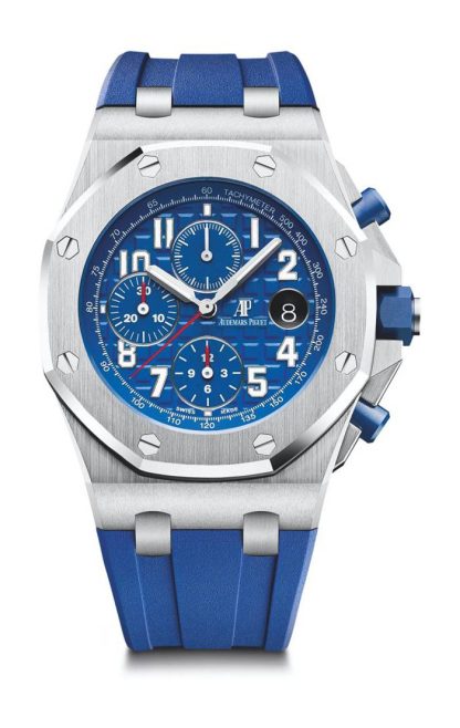 Replika Audemars Piguet Royal Oak Offshore Selfwinding Chronograph Blue 26470ST.OO.A030CA.01
