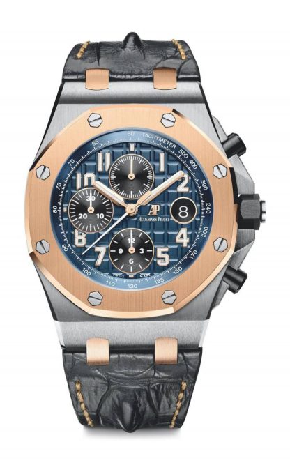 Replika Audemars Piguet Royal Oak Offshore Selfwinding Chronograph Blue 26471SR.OO.D101CR.01