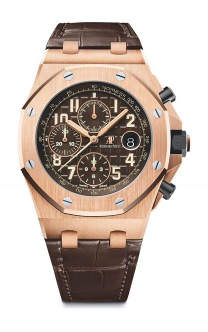 Replika Audemars Piguet Royal Oak Offshore Selfwinding Chronograph Brown 26470OR.OO.A099CR.01
