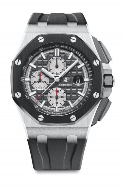 Replika Audemars Piguet Royal Oak Offshore Selfwinding Chronograph Grå 26400IO.OO.A004CA.01