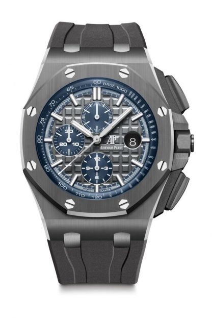 Replika Audemars Piguet Royal Oak Offshore Selfwinding Chronograph Grå 26405CG.OO.A004CA.01