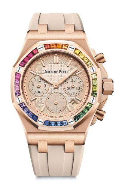 Replika Audemars Piguet Royal Oak Offshore Selfwinding Chronograph Guld 26236OR.YY.D085CA.01
