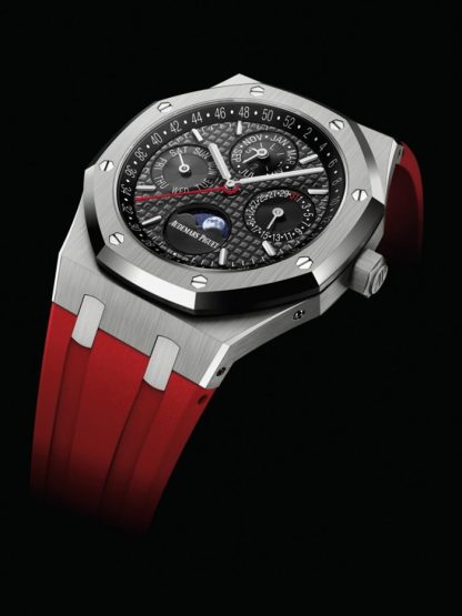 Replika Audemars Piguet Royal Oak Perpetual Calendar Grå 26609TI.OO.1220TI.01 - Billede 4