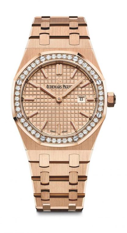Replika Audemars Piguet Royal Oak Quartz Sølv 67651OR.ZZ.1261OR.03