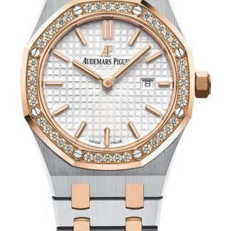 Replika Audemars Piguet Royal Oak Quartz Sølv 67651SR.ZZ.1261SR.01