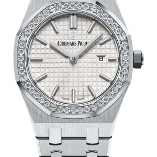 Replika Audemars Piguet Royal Oak Quartz Sølv 67651ST.ZZ.1261ST.01
