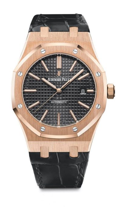 Replika Audemars Piguet Royal Oak Selfwinding Black 15400OR.OO.D002CR.01