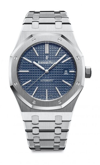 Replika Audemars Piguet Royal Oak Selfwinding Blue 15400ST.OO.1220ST.03