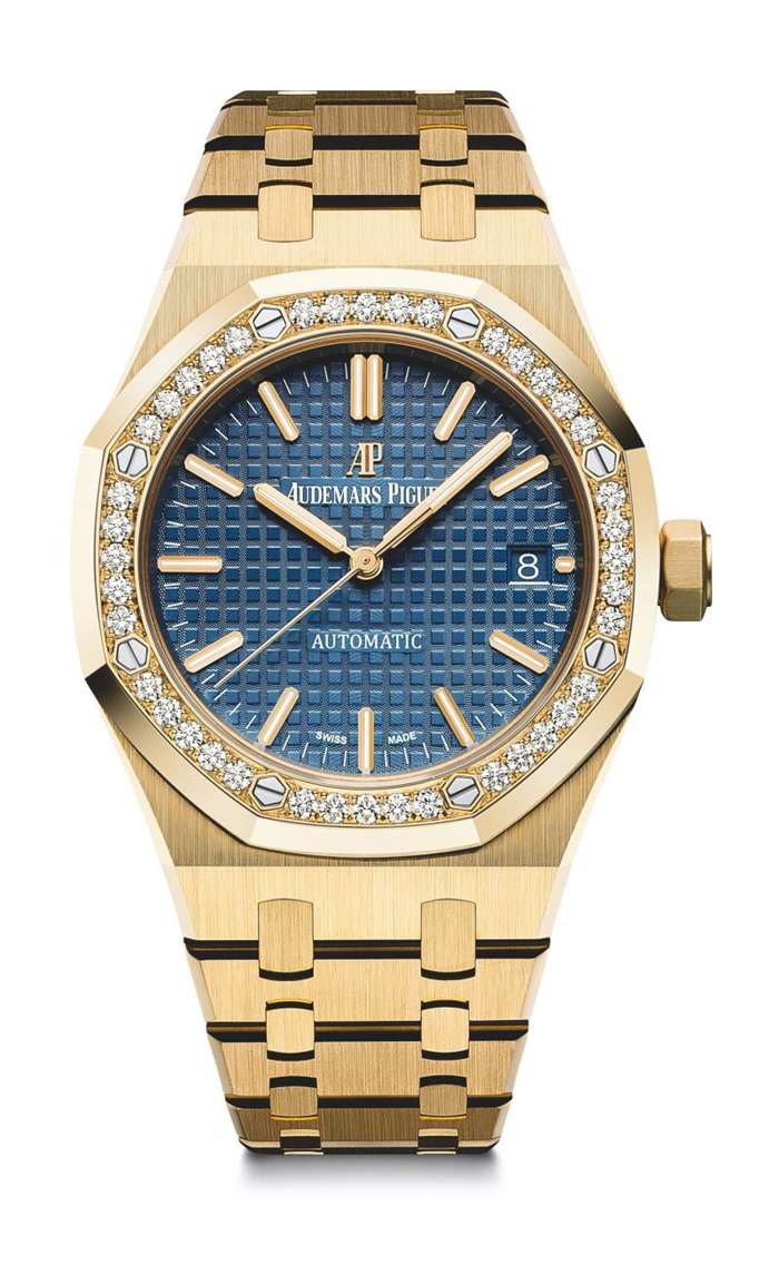 Replika Audemars Piguet Royal Oak Selfwinding Blue 15451BA.ZZ.1256BA.01