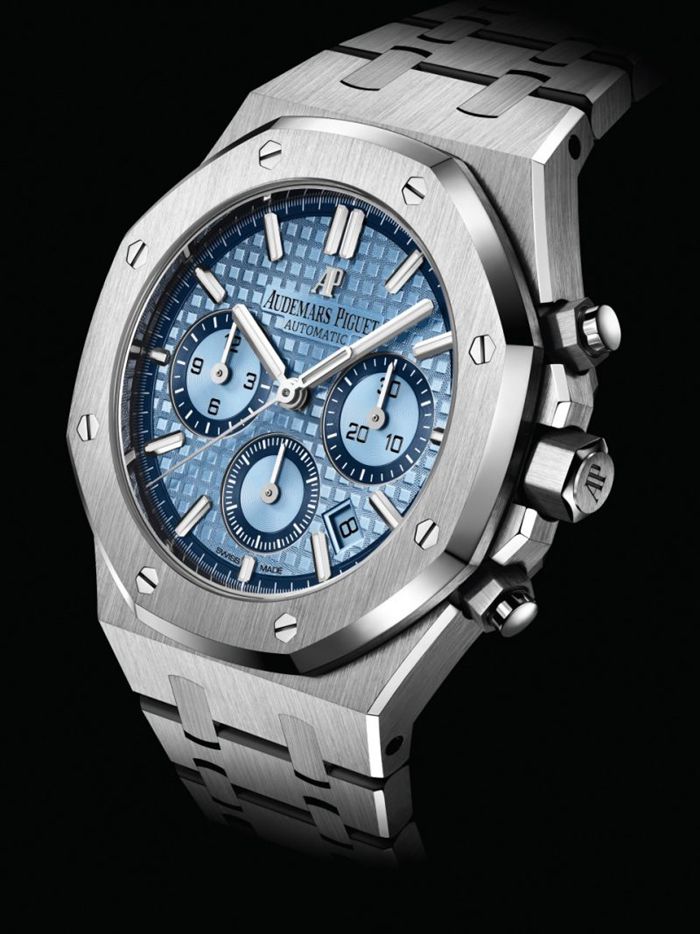 Replika Audemars Piguet Royal Oak Selfwinding Chronograph Blue 26317BC.OO.1256BC.01 - Billede 2