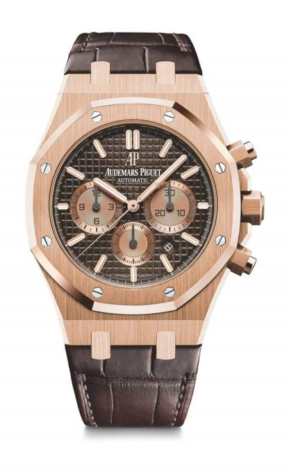Replika Audemars Piguet Royal Oak Selfwinding Chronograph Brown 26331OR.OO.D821CR.01