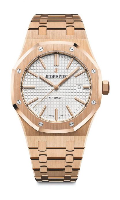 Replika Audemars Piguet Royal Oak Selfwinding Silver 15400OR.OO.1220OR.02