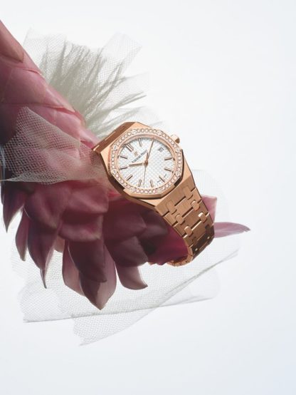 Replika Audemars Piguet Royal Oak Selfwinding Silver 77351OR.ZZ.1261OR.01 - Billede 6
