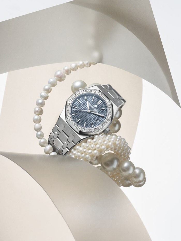 Replika Audemars Piguet Royal Oak Selfwinding Silver 77351ST.ZZ.1261ST.01 - Billede 6