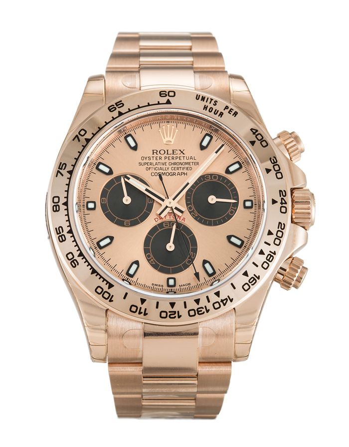 Replika Rolex Daytona Rose Dial 116505