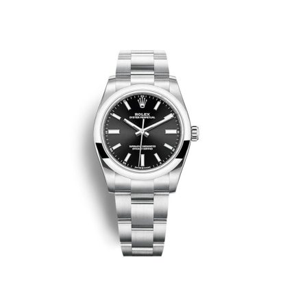 Rolex Rolex Oyster Perpetual 34mm Sort