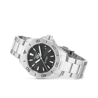 TAG Heuer Aquaracer 200 Professional Solargraph 40mm herreur sort WBP1114.BA0000 - Billede 2