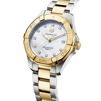 TAG Heuer Aquaracer 300 Quartz 32 mm dameur Diamond Dot WBD1322.BB0320 - Billede 2