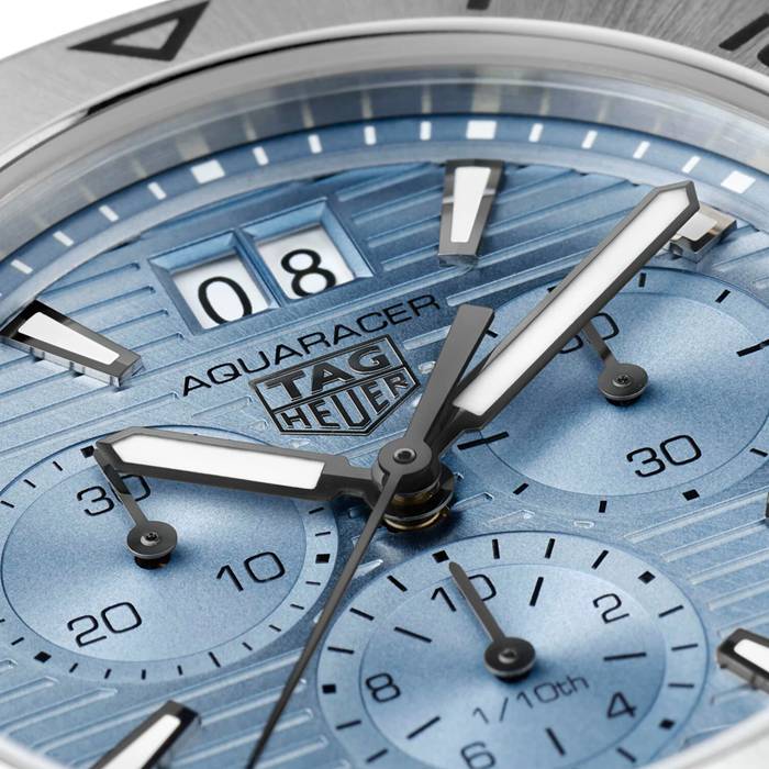 TAG Heuer Aquaracer Chronograph 40mm herreur blå CBP1112.BA0627 - Billede 4