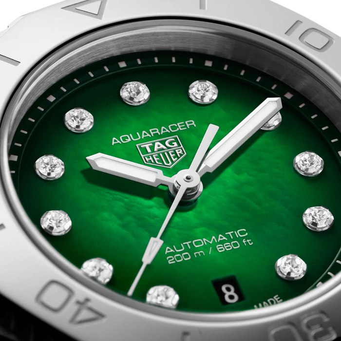 TAG Heuer Aquaracer Professional 200 30mm Dameur Grøn WBP2415.BA0622 - Billede 3