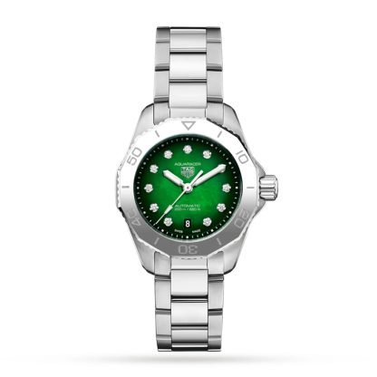 TAG Heuer Aquaracer Professional 200 30mm Dameur Grøn WBP2415.BA0622