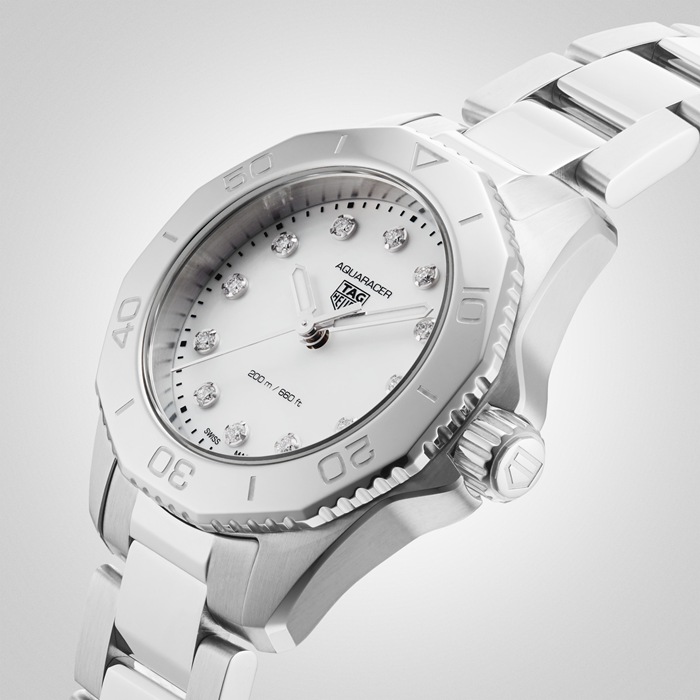 TAG Heuer Aquaracer Professional 200 30mm dameur WBP1416.BA0622 - Billede 2