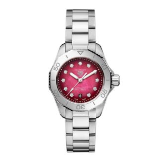 TAG Heuer Aquaracer Professional 200 Date 30 mm dameur rød WBP2414.BA0622