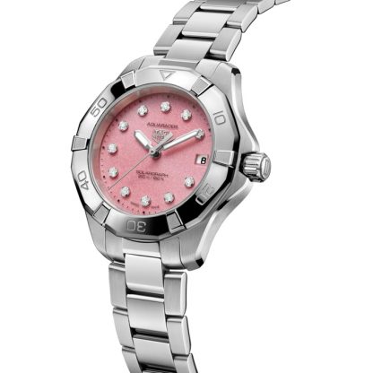 TAG Heuer Aquaracer Professional 200 Solargraph 34mm dameur Pink WBP1318.BA0005 - Billede 2