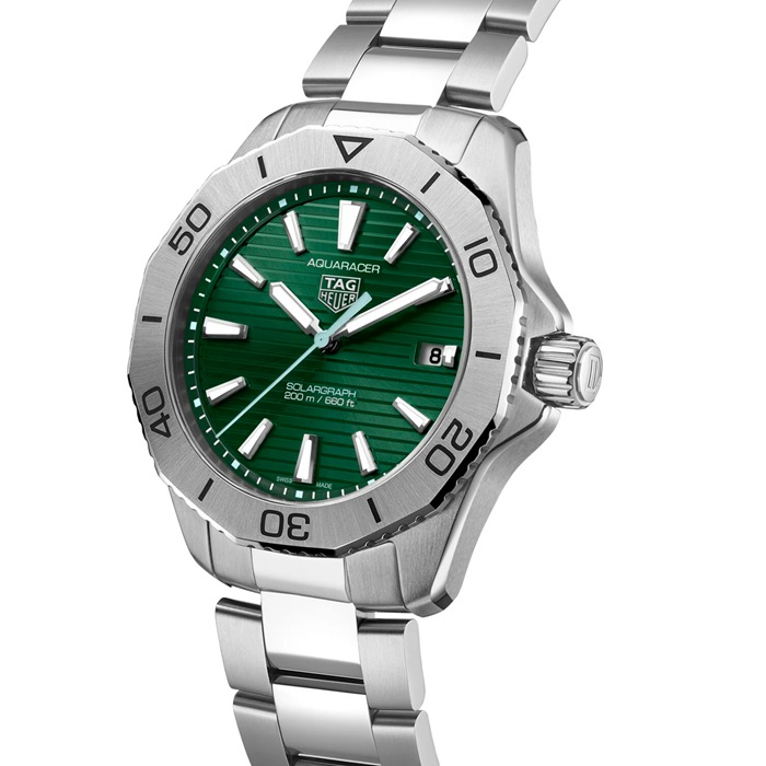 TAG Heuer Aquaracer Professional 200 Solargraph 40mm Herreur Grøn WBP1115.BA0000 - Billede 2