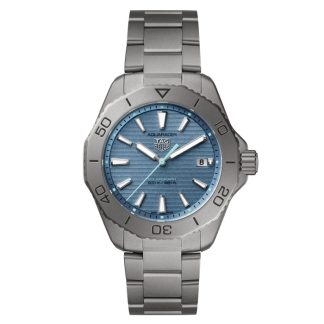 TAG Heuer Aquaracer Professional 200 Solargraph Titanium 40 mm herreur Blå WBP1182.BF0000