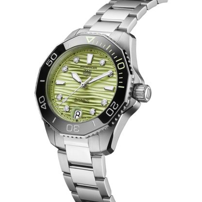 TAG Heuer Aquaracer Professional 300 36mm dameur Grøn WBP231L.BA0618 - Billede 2