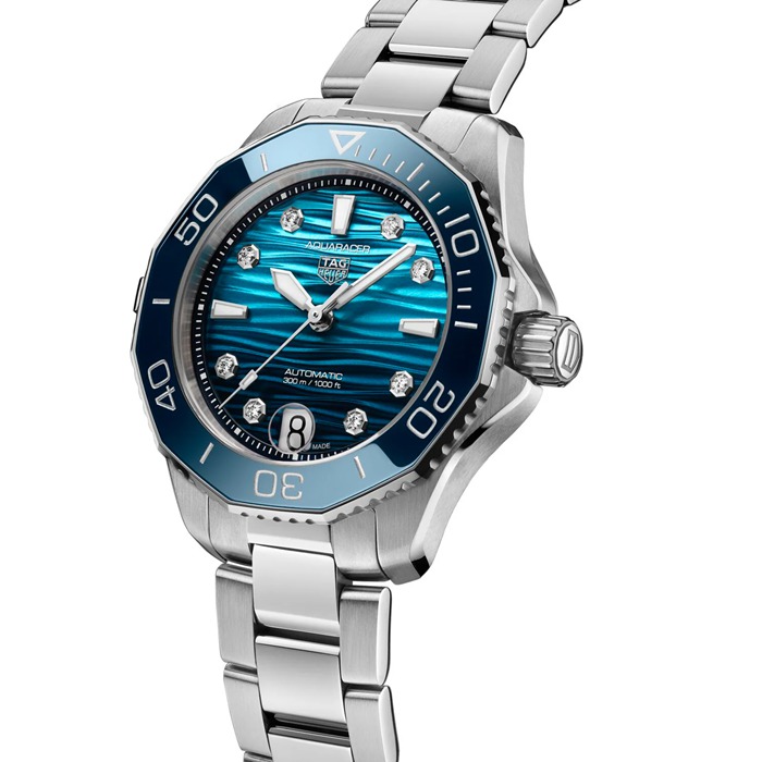 TAG Heuer Aquaracer Professional 300 Date 36mm Dameur Blå WBP231N.BA0618 - Billede 2