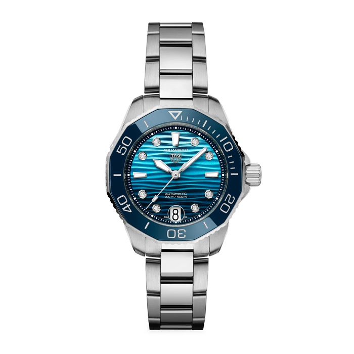 TAG Heuer Aquaracer Professional 300 Date 36mm Dameur Blå WBP231N.BA0618