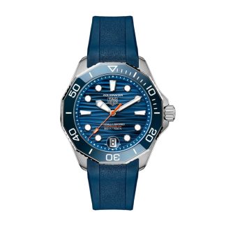 TAG Heuer Aquaracer Professional 300 Date 42 mm herreur blå gummi WBP5111.FT6259