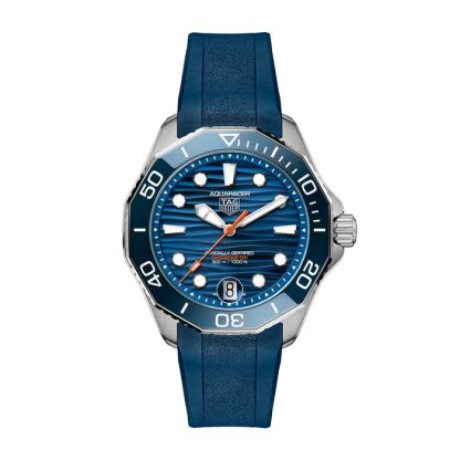 TAG Heuer Aquaracer Professional 300 Date 42 mm herreur blå gummi WBP5111.FT6259