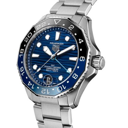 TAG Heuer Aquaracer Professional 300 GMT 42mm herreur blå WBP5114.BA0013 - Billede 2