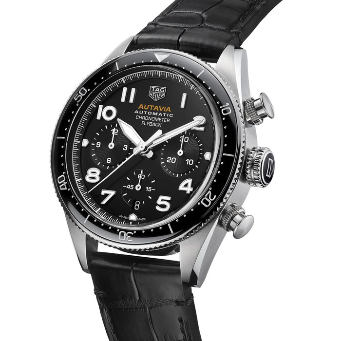 TAG Heuer Autavia Flyback Chronometer 42 mm herreur CBE511A.FC8279 - Billede 2