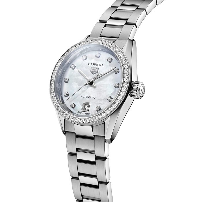 TAG Heuer Carrera 29 mm dameur i rustfrit stål WBN2414.BA0621 - Billede 2