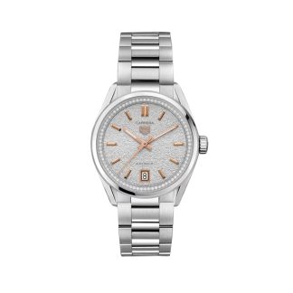 TAG Heuer Carrera 36mm Dameur Diamanter Sølv WBN231B.BA0001