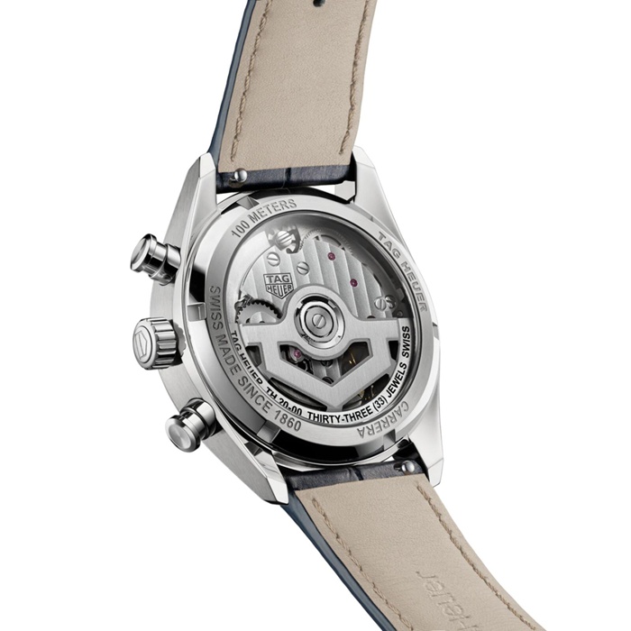 TAG Heuer Carrera 39 mm dameur Precious Blue CBS2214.FC6567 - Billede 3