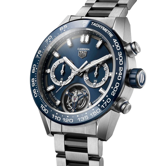 TAG Heuer Carrera Calibre Heuer 02T COSC 45mm herreur CAR5A8C.BF0707 - Billede 2