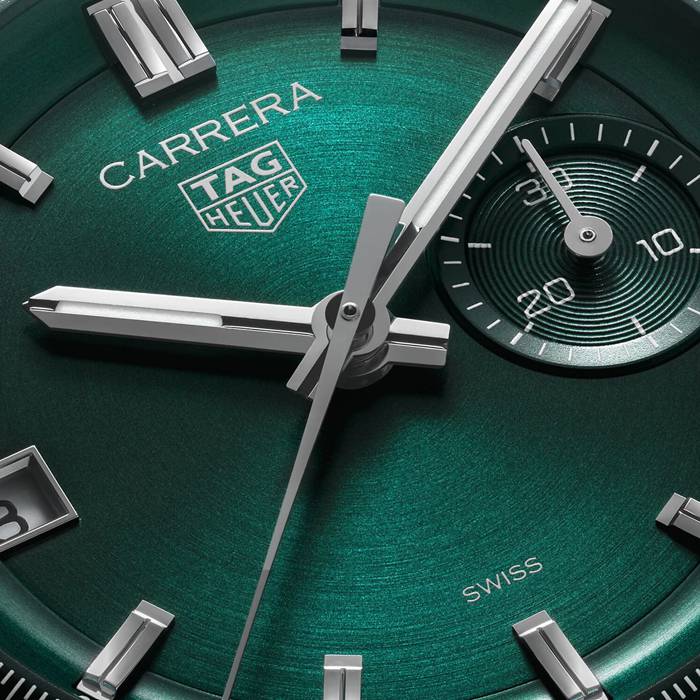 TAG Heuer Carrera Chronograph 39mm herreur grøn CBS2211.FC6545 - Billede 3
