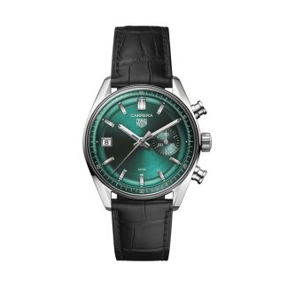 TAG Heuer Carrera Chronograph 39mm herreur grøn CBS2211.FC6545