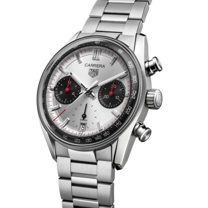 TAG Heuer Carrera Chronograph 39mm herreur sølv CBS2216.BA0041 - Billede 2