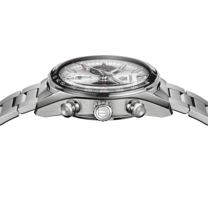 TAG Heuer Carrera Chronograph 39mm herreur sølv CBS2216.BA0041 - Billede 4