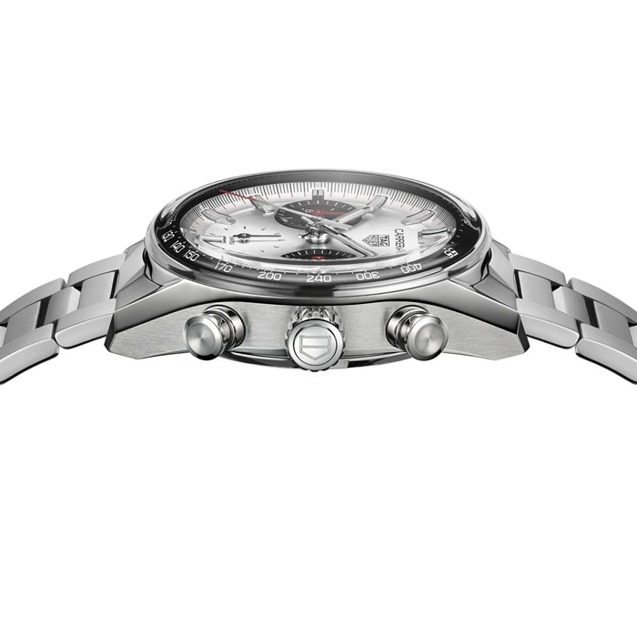 TAG Heuer Carrera Chronograph 39mm herreur sølv CBS2216.BA0041 - Billede 4