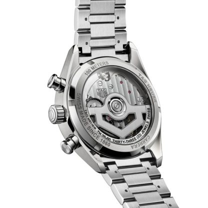 TAG Heuer Carrera Chronograph 39mm herreur sølv CBS2216.BA0041 - Billede 5