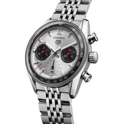 TAG Heuer Carrera Chronograph 39mm herreur sølv CBS2216.BA0048 - Billede 2