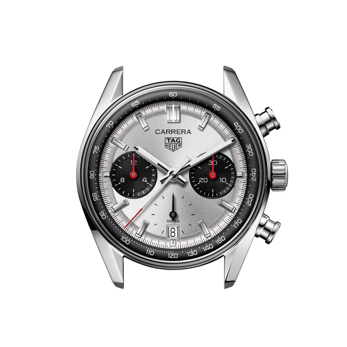 TAG Heuer Carrera Chronograph 39mm herreur sølv CBS2216.BA0048 - Billede 4