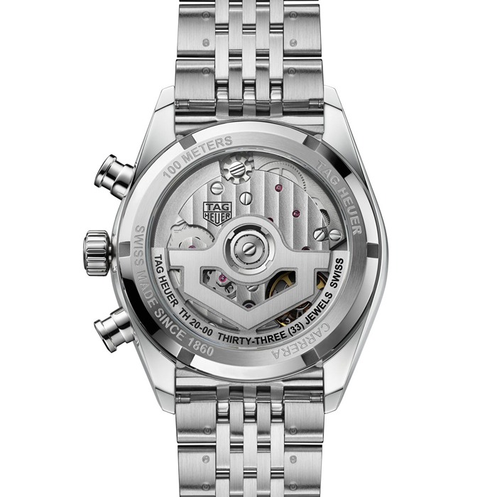 TAG Heuer Carrera Chronograph 39mm herreur sølv CBS2216.BA0048 - Billede 5
